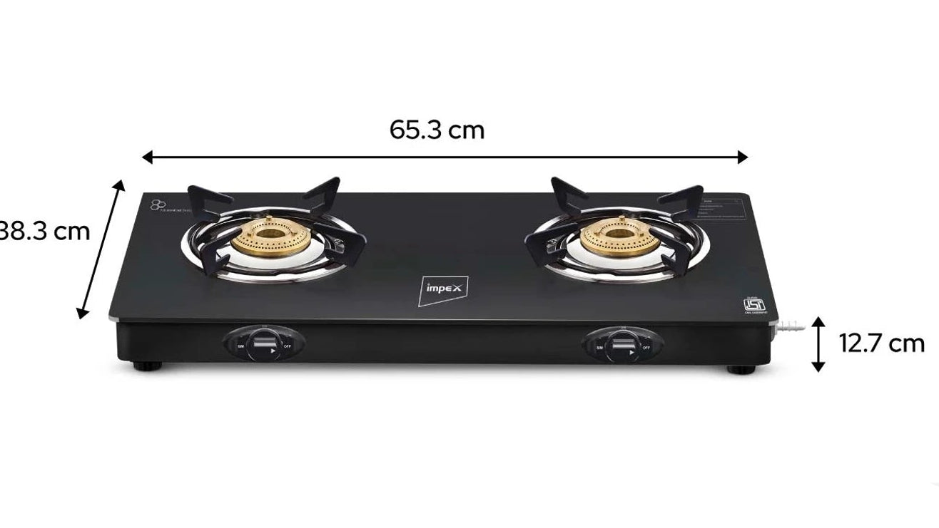 IMPEX | GLASS TOP | GAS STOVE | (SPECTA 2B NEO)