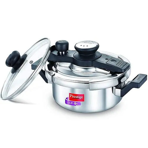 PRESTIGE | COOKER |SS CLIP ON |SVACHH 2L |PRESURE COOKER 18cm