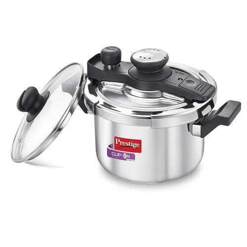 PRESTIGE | COOKER |SS CLIP ON |SVACHH 3L |PRESURE COOKER 18cm