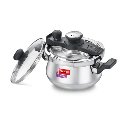 PRESTIGE | COOKER |SS CLIP ON |SVACHH 3L |PRESURE HANDI 18cm
