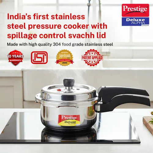 PRESTIGE | COOKER |SS DLX ALPHA SVACHH 2L | PRESSURE COOKER