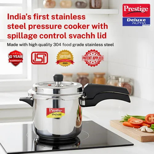 PRESTIGE | COOKER |SS DLX ALPHA SVACHH 3.5L | PRESSURE COOKER