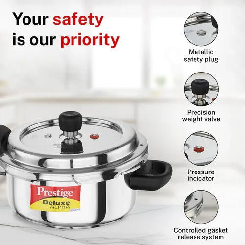 PRESTIGE | COOKER |SS DLX ALPHA SVACHH 3L | PRESSURE COOKER