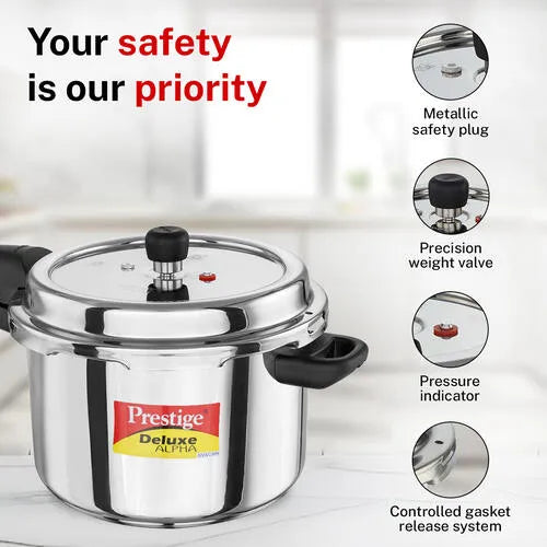 PRESTIGE | COOKER |SS DLX ALPHA SVACHH 6.5L | PRESSURE COOKER