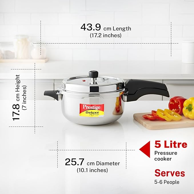 PRESTIGE | COOKER |SS DLX ALPHA SVACHH| DPP PRESSURE PAN