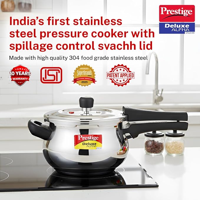 PRESTIGE | COOKER |SS DLX ALPHA SVACHH |MINI HANDI |PR COOKER