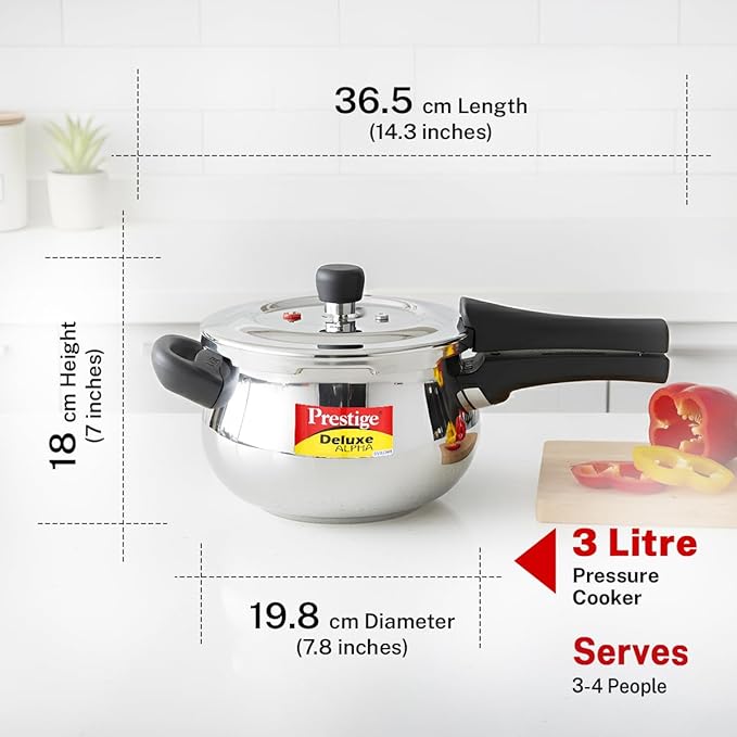 PRESTIGE | COOKER |SS DLX ALPHA SVACHH |MINI HANDI |PR COOKER