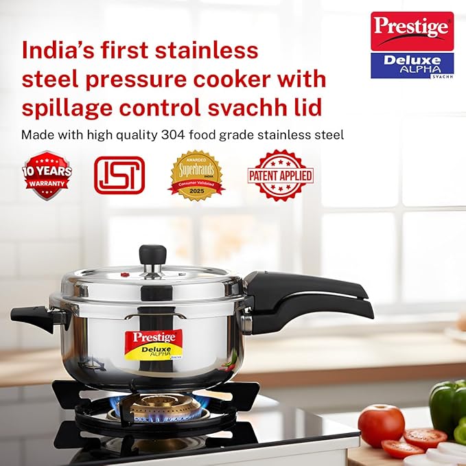 PRESTIGE | COOKER | SS DLX ALPHA SVACHH SPP| PRESSURE PAN