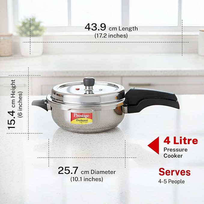 PRESTIGE | COOKER | SS DLX ALPHA SVACHH SPP| PRESSURE PAN