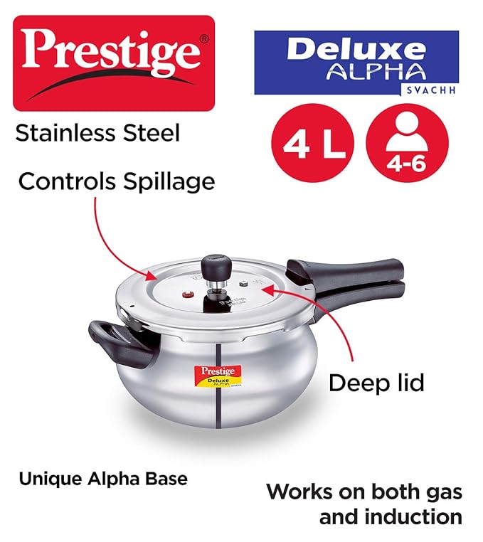 PRESTIGE | COOKER |SS DLX ALPHA SVACH |JUNIOR HANDI |PR COKER