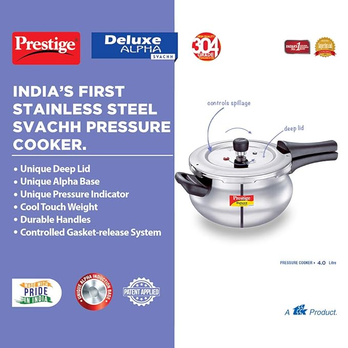 PRESTIGE | COOKER |SS DLX ALPHA SVACH |JUNIOR HANDI |PR COKER