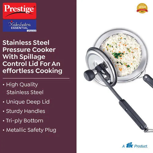 PRESTIGE | COOKER |SS NAKSHATRA ESSENTIAL |SVACHH 5L |PR CKR