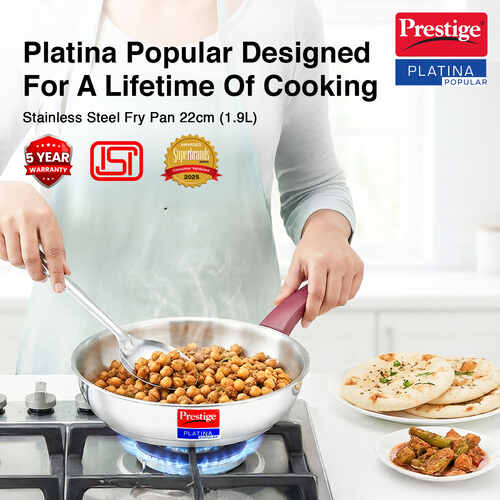 PRESTIGE | COOKWARE |SS PLATINA |POP CKWR FRY PAN |220mm-RH