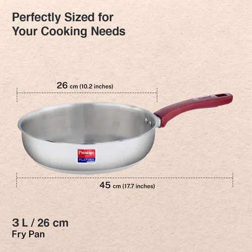 PRESTIGE | COOKWARE |SS PLATINA |POP CKWR FRY PAN |260mm-RH