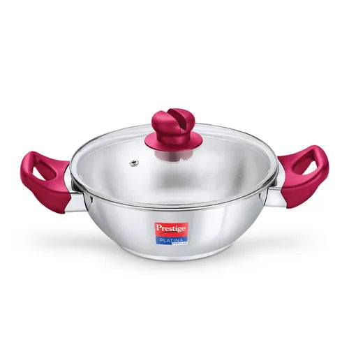 PRESTIGE | COOKWARE |SS PLATINA |POP CKWR |KADAI 220mm-RH