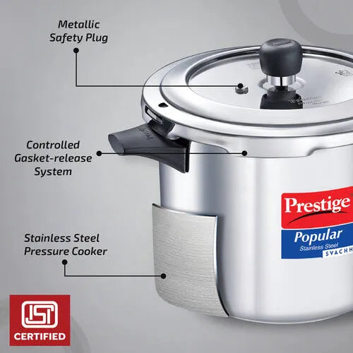 PRESTIGE | COOKER |SS POP SVACHH |COMBI 5L3L |PAK BODY2 LID2