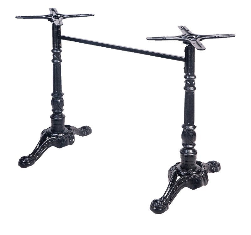 URBAN | TWIN PEDESTAL METAL TABLE BASE