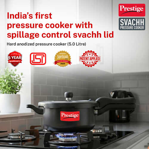 PRESTIGE | COOKER |SVACHH HA 5L |SR.PRESSURE PAN