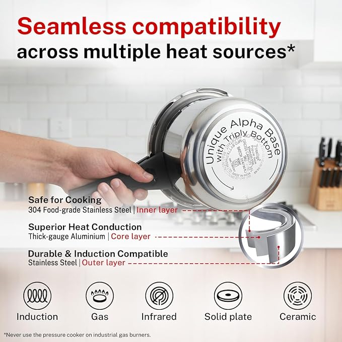 PRESTIGE | COOKER |SVACHH SS POPULAR 1.5L |PRESSURE COOKER