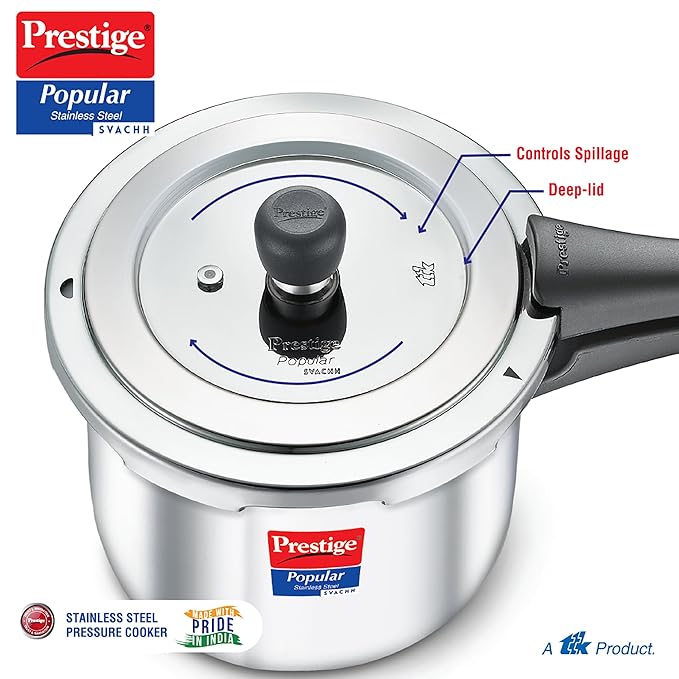 PRESTIGE | COOKER |SVACHH SS POPULAR 7.5L |PRESSURE COOKER