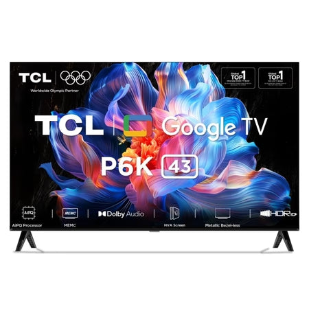 TCL | 43INCH | UHD 4K UHD GOOGLE TV | 43P6K
