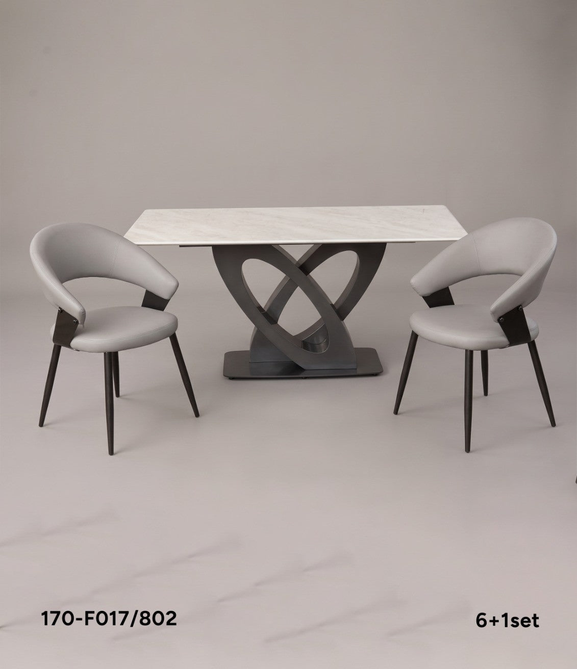 DINING SET WITH 1+6 CHAIR