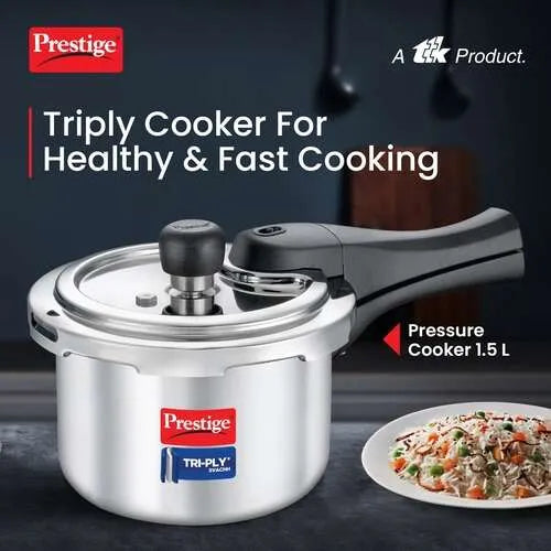 PRESTIGE | COOKER |TRIPLY |PRESSURE COOKER 1.5L |MINI