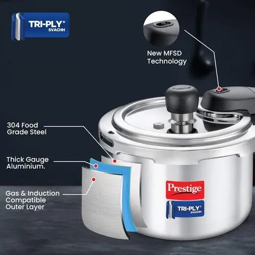 PRESTIGE | COOKER |TRIPLY |PRESSURE COOKER 1.5L |MINI