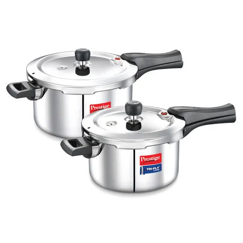 PRESTIGE | COOKER |TRIPLY SVACHH |OL 5L3L |COMBI |2BODY 2LIDS
