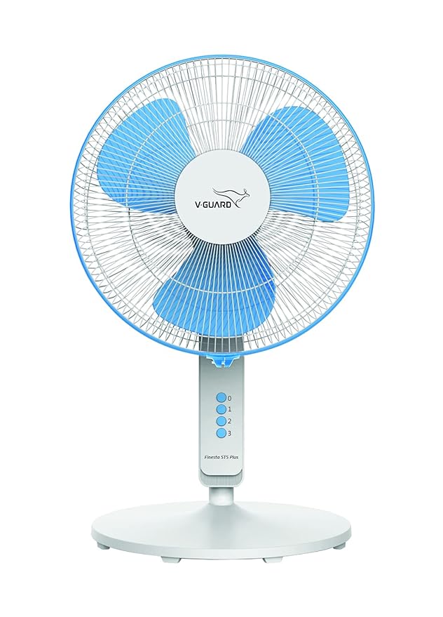 VGUARD | Pedestal FAN | GLADO STS| 16 WHITE| BLUE