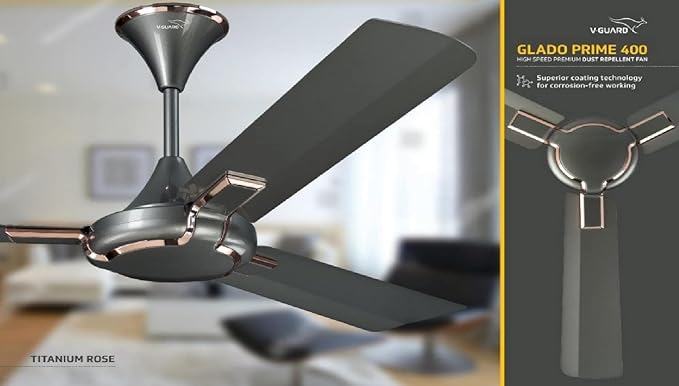 VGUARD | CELLING FAN | 1200 MM | GLADO PRIME | VX 400 48 | TITANIUM ROSE