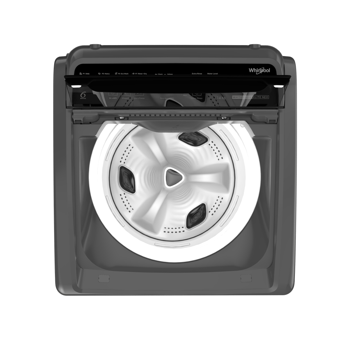 WHIRLPOOL | 5 STAR | 8 KG | FULLY AUTOMATIC | TOP LOAD | 360 BLOOMWASH PRO H 8.0 GRAPHITE 10 YMW