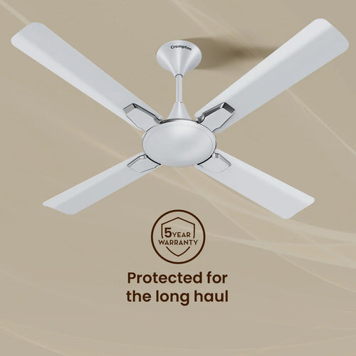 CROMPTON | CELLING FAN | 1200 MM | AURA2 PM 4 BLADE PEARL WHITE | AD2S