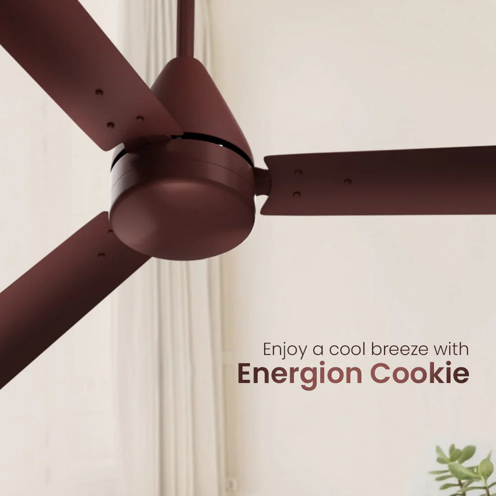 CROMPTON | CELLING FAN  | 1200 MM BLDC | ENERGION COOKIE | MT BLK 5Z