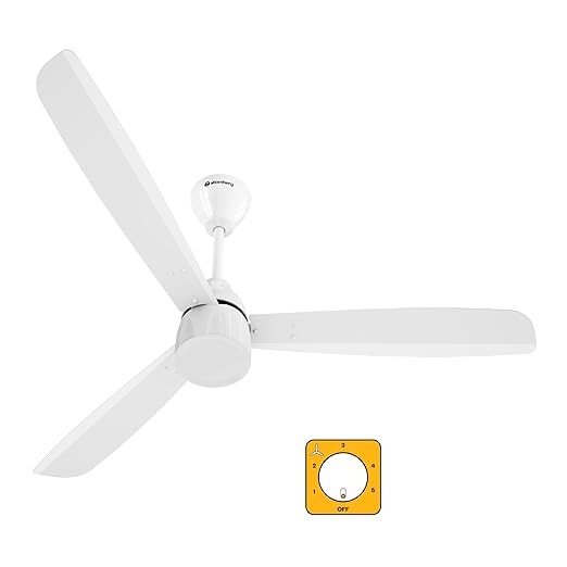 ATOMBERG | CELLING FAN | 1200 MM BLDC | RENESA PRIME | REMOTE GLOSS WHITE