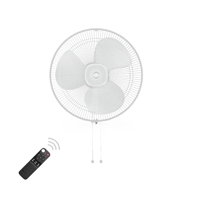ATOMBERG | WALL FAN | 400 MM BLDC|  RENESA |SNOW WHITE