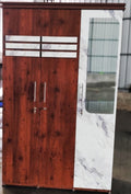 3 DOOR WOODEN CUPBOARD