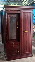2 DOOR WOODEN CUPBOARD