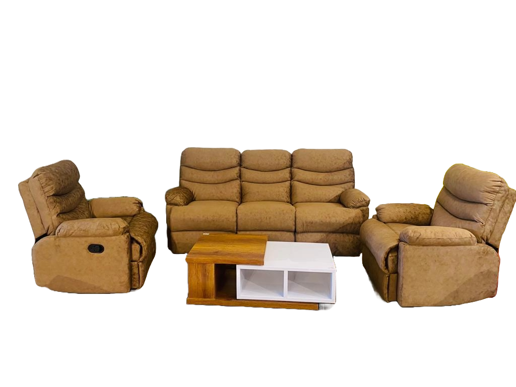 RECLINER SOFA SET WITH CENTRE TABLE | 5-SEATER