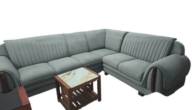 L-SHAPED SECTIONAL SOFA WITH CENTRE TABLE | 5-6 SEATER